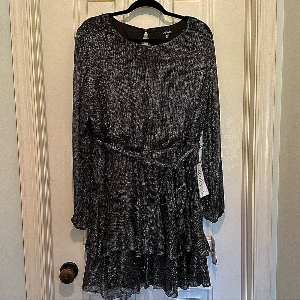 City Study XXL sparkly holiday dress! NWT!